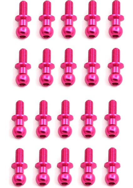 20PCS M3 Metal Altıgen Bilyalı Kafa Vidaları Tamiya Için (Yurt Dışından)