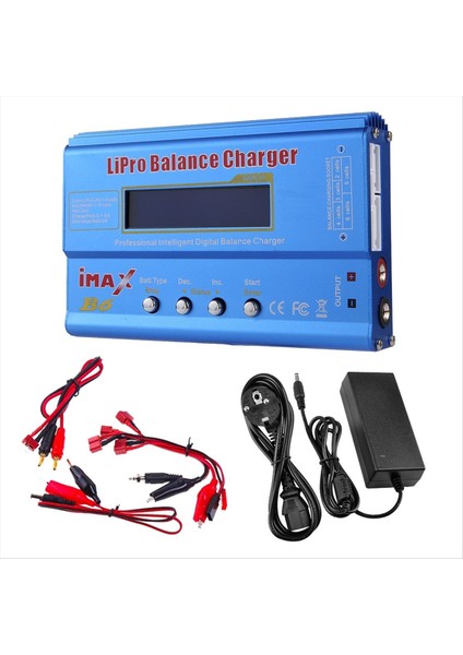 Imax B6 80W Lıpo Pil Şarj Cihazı+T Fiş Lipo Nımh Lı-Ion Nı-Cd Dijital Lipro Denge Şarj Cihazı Pil Şarj Cihazı Ab Fiş (Yurt Dışından)