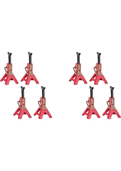 8pcs Metal Yükseklik Ayarlanabilir 6 Ton Jack Onarım Standı 1/10 Rc Prıgler Araksiyal SCX10 90046 Traxxas Trx4 Trx6 D90 1 (Yurt Dışından)