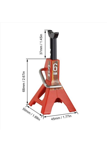 8pcs Metal Yükseklik Ayarlanabilir 6 Ton Jack Onarım Standı 1/10 Rc Prıgler Araksiyal SCX10 90046 Traxxas Trx4 Trx6 D90 1 (Yurt Dışından) fiyatları