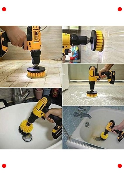 9 Parça Matkap Ucu Temizleme Parlatma Fırça Seti fırsatları