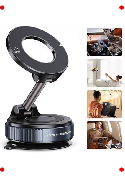 Manyetik Araç Telefon Tutucu - 360° Dönebilir fiyatları