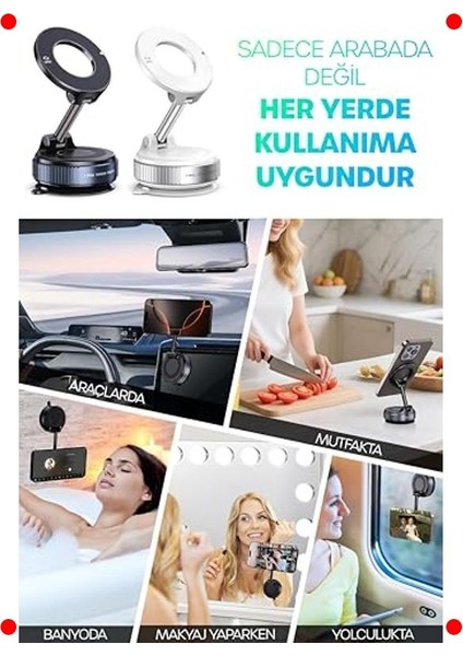 Manyetik Araç Telefon Tutucu - 360° Dönebilir indirimleri