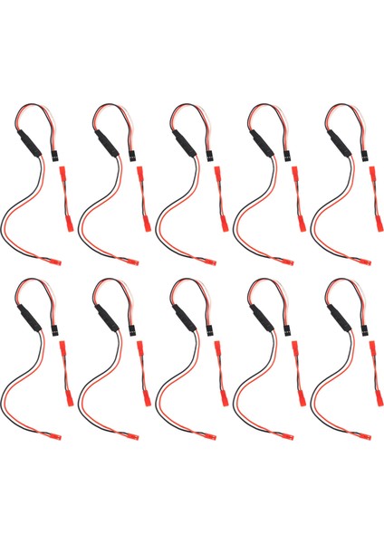 10X Vinç Ch3 3 Yollar Kontrol Hattı Paneli Uzaktan Kontrolör Alıcı Kablosu 1/10 Rc Prıger Axıal SCX10 Traxxas Trx4 (Yurt Dışından)