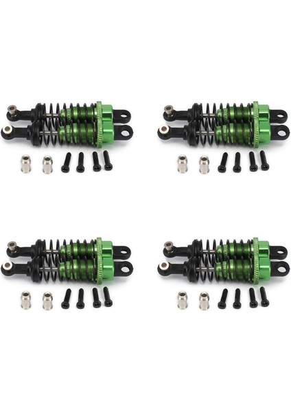 8 Pcs Yağ Ayarlanabilir 65MM Şok Emici Damper Rc Car 1/18 Wltoys A959 A969 Hpı Hsp Traxxas Losi Tamiya Yeşil (Yurt Dışından)