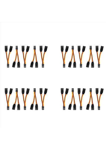20 Pcs Jr/futaba Style Servo 1 Ila 2 Y Harness Durguncu Kablosu Erkek Rc Modelleri Için Kadın Uzatma Kurşun Teli 7cm (Yurt Dışından)