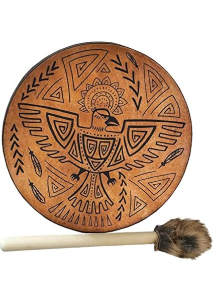 Şamanik Davullar Kutsal &quot Şaman Bird&quot Vegan Davullar Ses Iyileştirici Araçlar Sibirya Davulları Manevi Müzik Şamanik Davullar (Yurt Dışından)