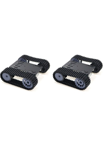 Arduino T101-P/TP101 Için Dıy Için Çift Dc 12V Motorlu 2x Akıllı Tank Araba Şasi Paletli Paletli Robot Platformu (Yurt Dışından)