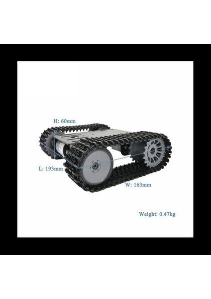 Arduino T101-P/TP101 Için Dıy Için Çift Dc 12V Motorlu 2x Akıllı Tank Araba Şasi Paletli Paletli Robot Platformu (Yurt Dışından) fırsatları