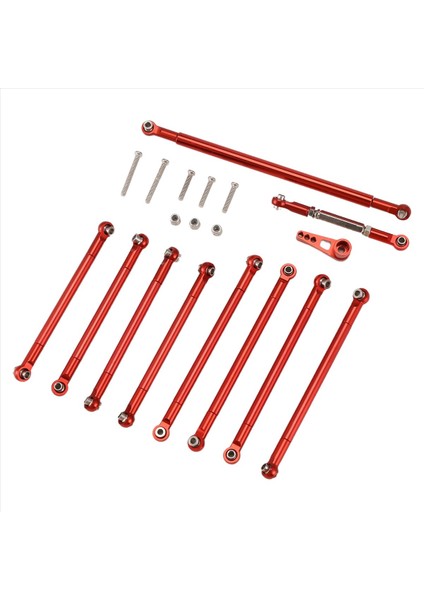 MN86S MN86 MN86KS MN86K Mn G500 Yükseltme Parçaları Metal Çekme Çubuk Direksiyon Servo Bağlantı Çubuğu 1/12 Rc Araç Aksesuarları Kırmızı (Yurt Dışından) fiyatları