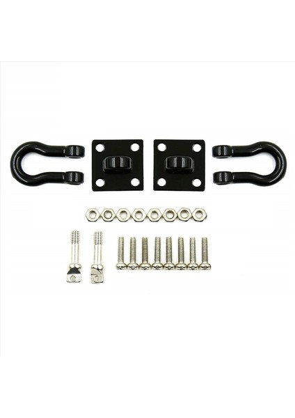 6 Adet Römork Çekme Tokası Çekme Kancaları 1/10 Rc Araba Kamyonu Tırmanma Arabası (Siyah) Için Metal Tırmanma Römork Prangaları (Yurt Dışından) indirimleri