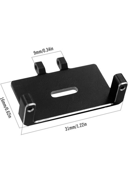 Servo Montaj Braket Direksiyon Kolu Direksiyon Çubuğu Eksenel SCX24 1/24 Rc Track Araba Yükseltme Parçaları Kırmızı (Yurt Dışından) indirimleri