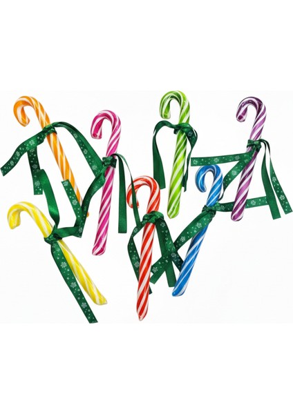 Yılbaşı Baston Şeker 50 Adet 25 gr karışık pastel renk fiyatları