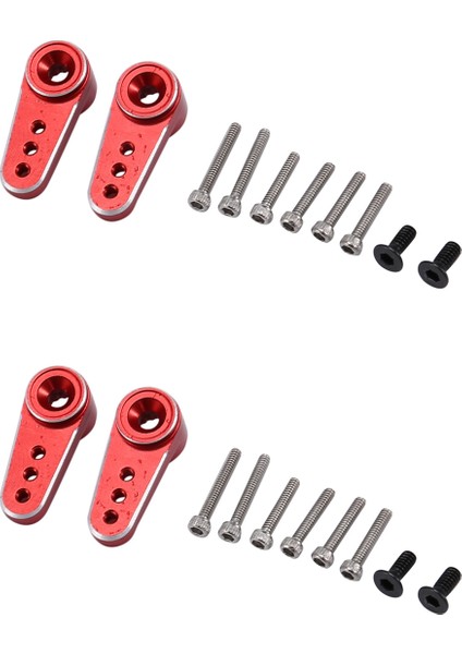 4pcs Metal 15T Servo Kolu Korna Fit Emax ES08MA Servo Eksenel SCX24 1/24 Rc Paletli Araba Yükseltme Parçaları 2 (Yurt Dışından)