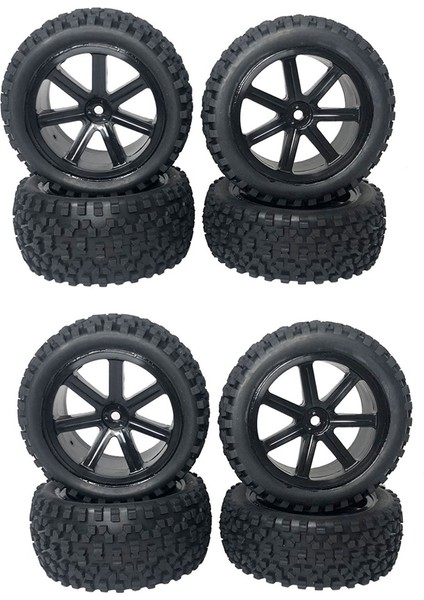 8pcs Büyük Lastikler Genişleyen Lastikler Wltoys Için Tekerlek 144001 144010 124019 124018 124017 12428 1/12 1/14 Rc Araba Yükseltme Parçaları (Yurt Dışından)