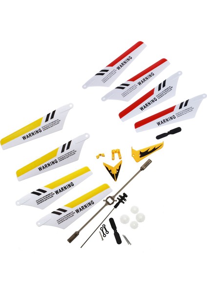 Syma 4 Pcs Bıçakları S107 S107G Gyro Uzaktan Kumanda Helikopteri ve 1 Set Yedek Kiti Syma S107 / S107G Rc Sarı (Yurt Dışından)
