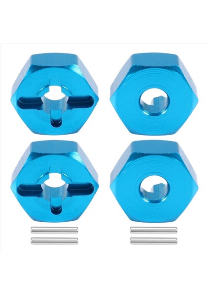 4pcs Altıgen Birleştirici Tekerlek Jant Hex 7mm Yükseltme 12MM Metal Adaptör 1/18 Wltoys A949 A959 A969 A979 K929 1/10 Lastikler (Yurt Dışından) modelleri