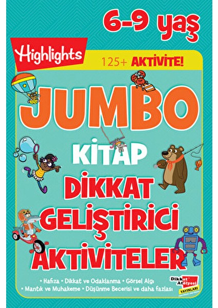 Jumbo Dikkat Geliştirici Aktiviteler Kollektif 9 - 12 Yaş İçin Eğlenceli fiyatları