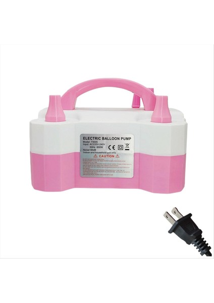 Elektrik Hava Balon Pompası Taşınabilir Çift Nozul Elektrikli Balon Şişiricisi Parti Dekorasyonu Için 600W Us Fişi (Yurt Dışından)