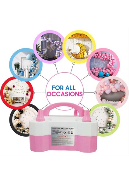 Elektrik Hava Balon Pompası Taşınabilir Çift Nozul Elektrikli Balon Şişiricisi Parti Dekorasyonu Için 600W Us Fişi (Yurt Dışından) fiyatları