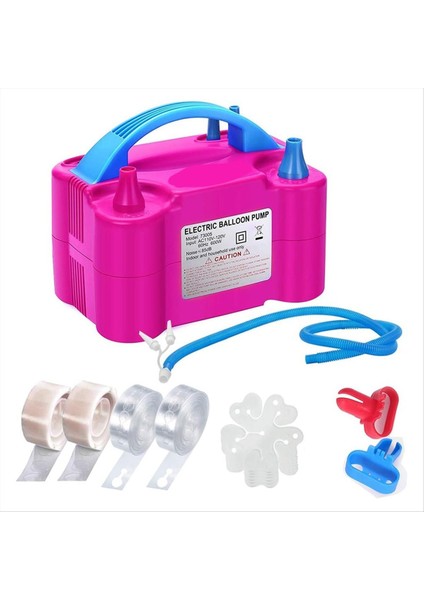 Balon Pompası Elektrik 600W Balon Çelenk Kemeri Kit Hava Blower Şişirme Dekorasyonu Ab Fişi (Yurt Dışından)