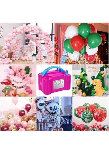 Balon Pompası Elektrik 600W Balon Çelenk Kemeri Kit Hava Blower Şişirme Dekorasyonu Ab Fişi (Yurt Dışından) fırsatları