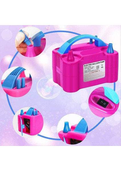 Balon Pompası Elektrik 600W Balon Çelenk Kemeri Kit Hava Blower Şişirme Dekorasyonu Ab Fişi (Yurt Dışından) indirimleri