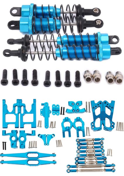 1 Set 12428 12423 Yükseltme Aksesuarları Kit &amp 1 Set Metal Yağ Dolgulu Ön ve Arka Şok Emici 1/12 Wltoys (Yurt Dışından)