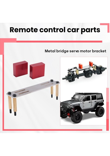 Metal Servo Sabit Montaj Braket Kiti Mn D90 D91 D99S MN99S 1/12 Rc Kamyon Araba Yükseltme Parçaları Aksesuarları Kırmızı (Yurt Dışından) indirimleri