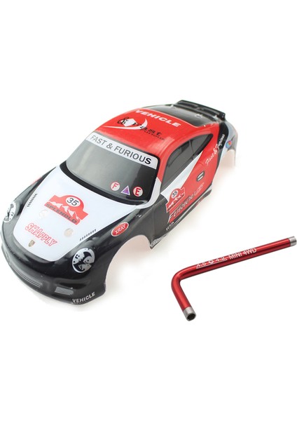 Kabuk Gövdesi Uzaktan Kumandalı Oyuncak Rc Model Hex Lastik Anahtarı Somun Kolu Wltoys Için 1 28 K989 P929 Miniq Z IW04 (Yurt Dışından)