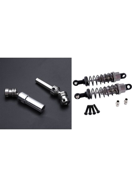 2 Set Rc Araç Parçası 1 Pcs Arka Merkezi Şaftı Cvd Şanzıman Mil ve 1 Set Yağı Dolgulu Ön + Arka Şok Emici (Yurt Dışından) modelleri