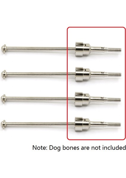 4pcs Metal Şaft Kupası Tekerlek Aks Wltoys 104001 1/10 Rc Araba Yükseltme Parçaları Aksesuarları (Yurt Dışından) fırsatları