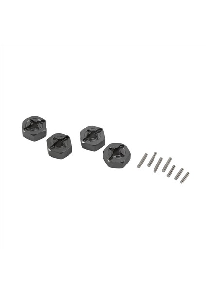 4x Alüminyum Alaşım 12MM Birleştirici Tekerlek Hub Hub Hex Adaptör Wltoys Için Yükseltmeler 144001 1/14 Rc Araba Yedek Parçaları Gri (Yurt Dışından) fiyatları