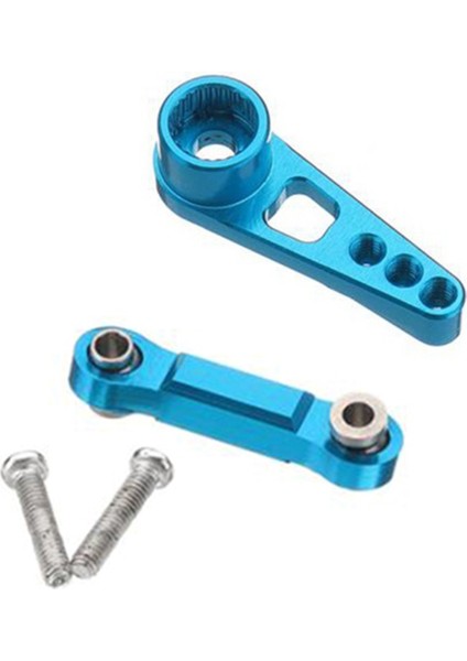 2set 25T Servo Kol Korna Servo Çekme Çubuğu Wltoys A959 A959-B A949 A969 A979 Rc Araba Yükseltme Parçaları Aksesuarları Kırmızı ve Mavi (Yurt Dışından) fırsatları