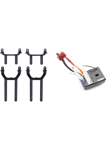 Araba Yedek Parça Alıcı Alma Tahta Devre Kurulu 4pcs ile Esc K989-50 K989-51 Ön ve Arka Araba Kabuğu Sütunu (Yurt Dışından)