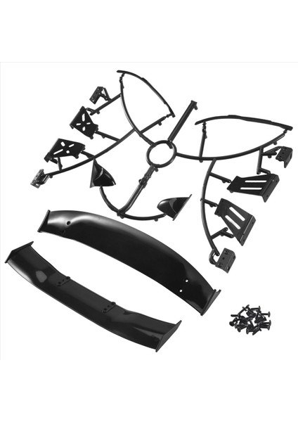 1/10 Rc Yarış Drift Araba Arka Kanatlar Drift Road Vücut Spoiler Kanat Evrensel Parçalar Aksesuarları (Yurt Dışından) fiyatları