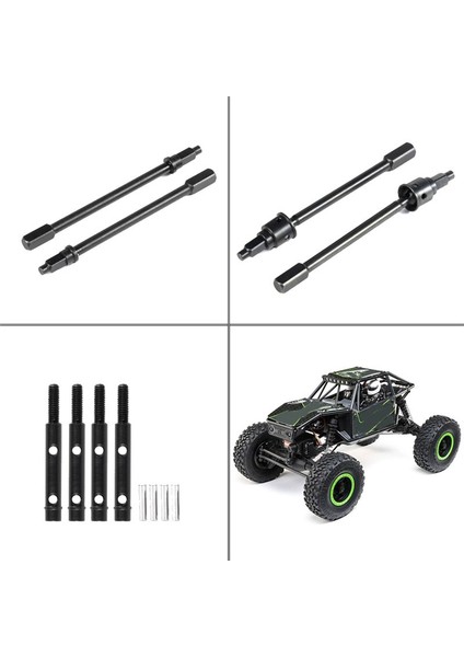 Evrensel Portal Aks Cvd Milini Dogbone Çıkış Mil 1/18 Eksenel Capra UTB18 Rtr Rt Rc Prawler Yükseltme Parçaları Front (Yurt Dışından) fırsatları