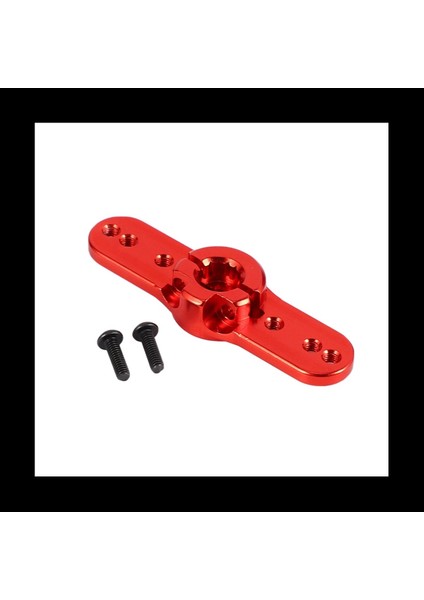 2x Metal 15T Servo Korna 15 Diş Direksiyon Servo Kol 1/5 Rc Tırmanma Araç Benzin / Elektrik Kırmızı (Yurt Dışından) modelleri