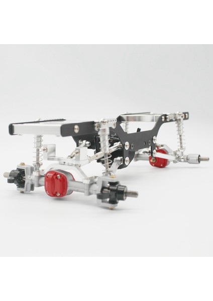 2set Metal Şasi Çekme Çubukları Servo Sabit Montaj Braketi Şok Emici Mn D90 D91 MN99S 1/12 Rc Araç Parçaları Gümüş (Yurt Dışından) fiyatları