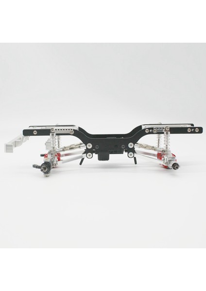 2set Metal Şasi Çekme Çubukları Servo Sabit Montaj Braketi Şok Emici Mn D90 D91 MN99S 1/12 Rc Araç Parçaları Gümüş (Yurt Dışından) modelleri