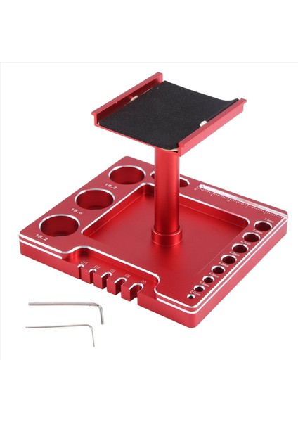 Metal Rc Araç Çalışma Standı Onarım Iş Istasyonu Montaj Platformu 360 Derece TRX4M Fms SCX24 1/18 Rc Araç Kırmızı (Yurt Dışından) fiyatları