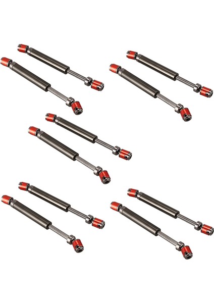 6pcs Metal Cvd Mili 110-140MM 1/10 Rc Rc Kralmanı Axıal SCX10 90046 (Yurt Dışından)