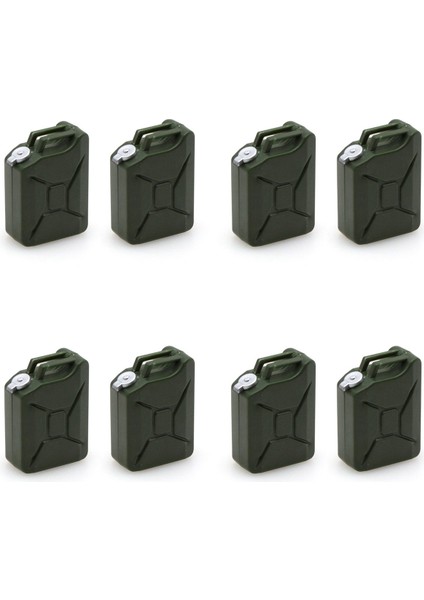 8pcs Mini Simülasyon Yakıt Deposu Dekorasyon Araçları 1/8 1/10 Rc Craıl Araç Axıal SCX10 Traxxas Trx4 RC4WD D90 Yeşil (Yurt Dışından)