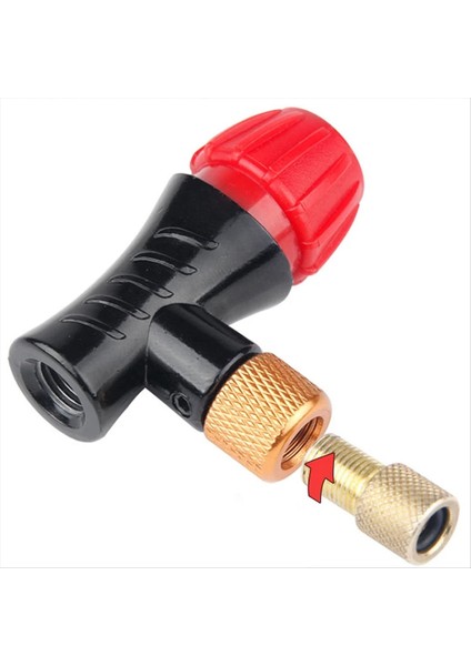 Bisiklet Hava Pompası Valf Kafası Şişirme Adaptörü Co2 Gaz Pompası Kafası Hızlı Şişirilebilir Bisiklet Şişirme Başı Presta Schrader (Yurt Dışından) fırsatları