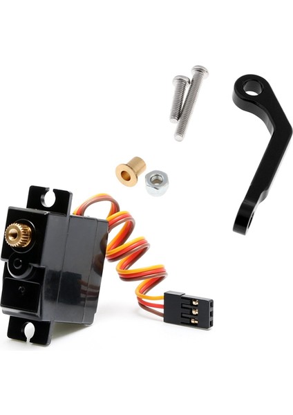 2 Set Rc Araba Parçası 1 Pcs 3 5kg Yükseltme Metal Gear Servo &amp 1 Set Metal Servo Çekme Çubuğu Siyah (Yurt Dışından) fiyatları