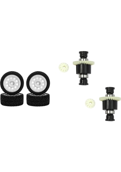 4pcs Rc Araç Tekerlek Lastikleri 2 Pcs ile Lastikler Rc Sg 1603 Sg 1604 SG1603 SG1604 1/16 Rc Car (Yurt Dışından)