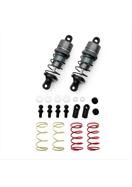 1/10 1 Pair Metal Hidrolik Şok Emiciler Rc Uzaktan Kumanda Arabası Düz Yarış Sürüklenme Arabası (63MM) Kırmızı (Yurt Dışından) fiyatları