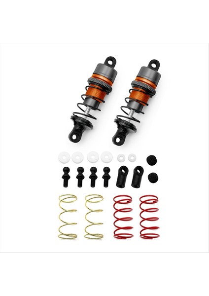 1/10 1 Pair Metal Hidrolik Şok Emiciler Rc Uzaktan Kumanda Arabası Düz Yarış Sürüklenme Arabası (63MM) Kırmızı (Yurt Dışından) fırsatları