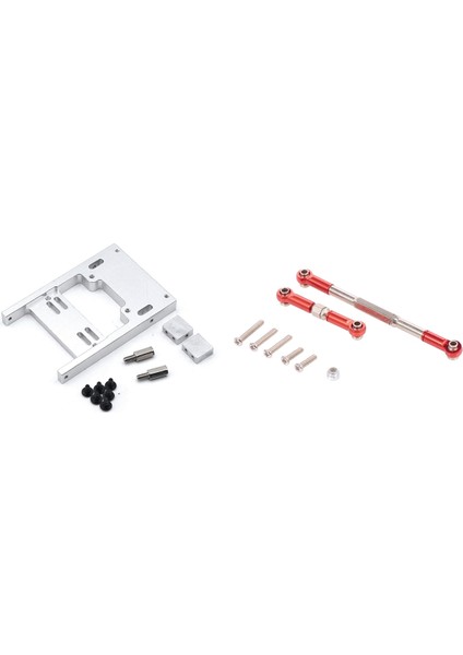 Wpl 1608T ve Direksiyon Servo Deposu Yükseltme Için Rc Direksiyon Çubuğu Direksiyon Bağlantısı Seti Sabit Montaj Braketi (Yurt Dışından)