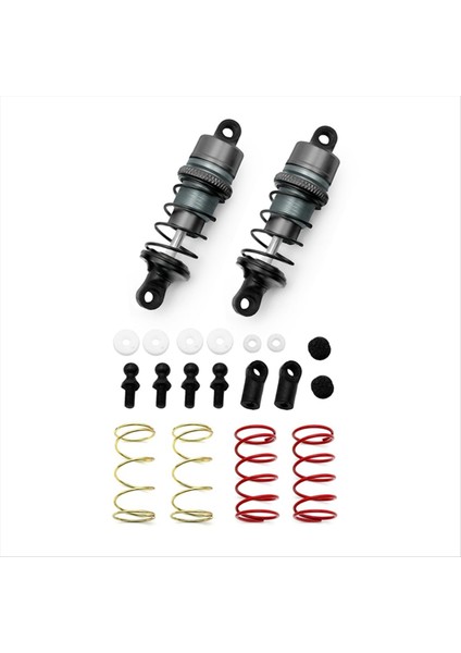 1/10 1 Pair Metal Hidrolik Şok Emiciler Rc Uzaktan Kumanda Arabası Düz Yarış Sürüklenme Arabası (63MM) Kurşun Rengi (Yurt Dışından)